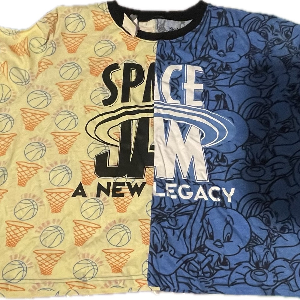 Rue21  Space Jam Tee - Yellow and Blue